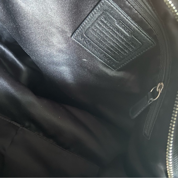 Coach Y2K Black & Gray Signature C Canvas Tote - Picture 4 of 7